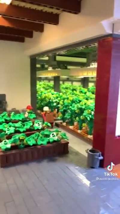 This artist&rsquo;s latest lego instillation