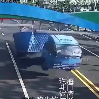 Speeding and ignoring the lack of space above