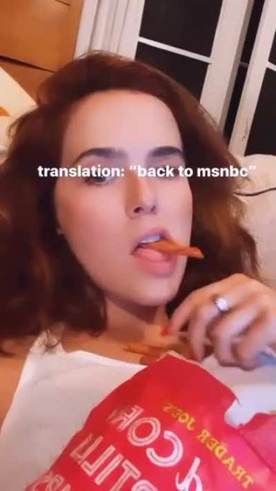 Zoey and her chips 4
