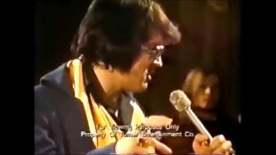 Elvis rehearsing in Hollywood, California. March 31st, 1972