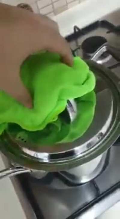 My first try to make a popcorn