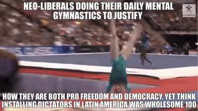 "He wasn't a fascist, he was just anti-anti-fascist!"