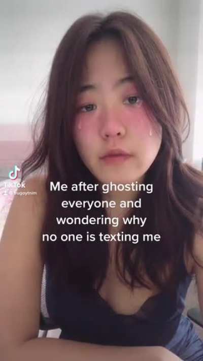 Ghosting but not ghosting