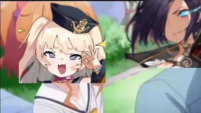 Bache trying to catch Dark Royal(Ark Royal META) in 4K