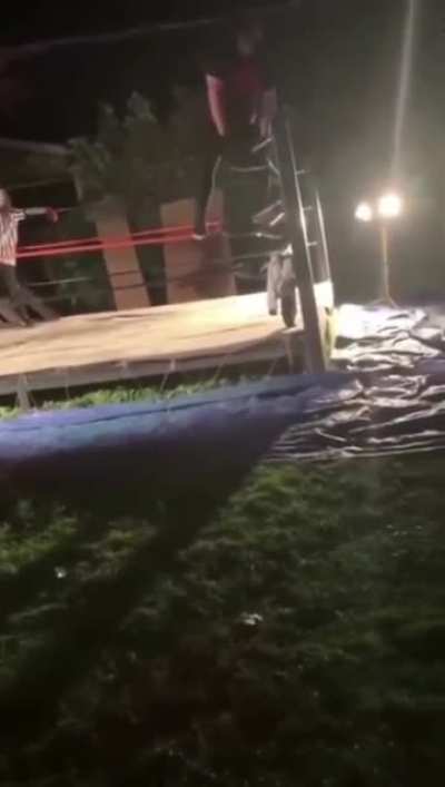 He ain&rsquo;t gonna wrestle for some time after this