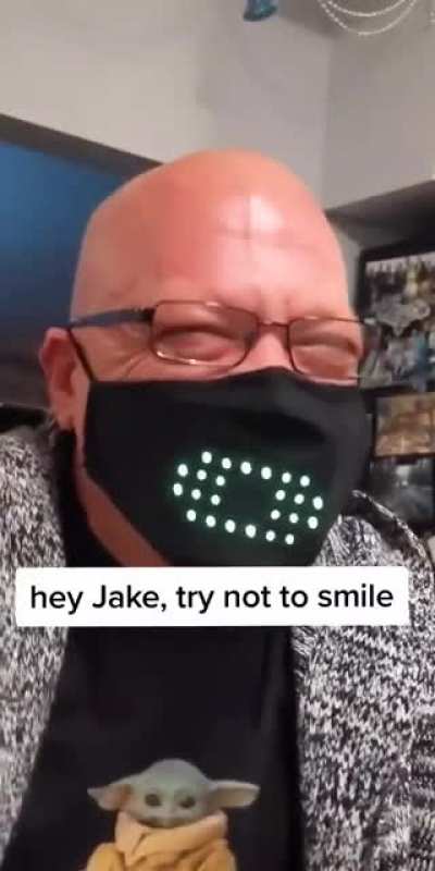 He's living in 2089...