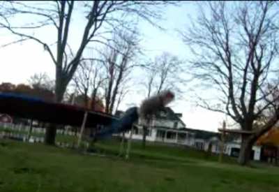 HMB while I do a cool front flip off a trampoline