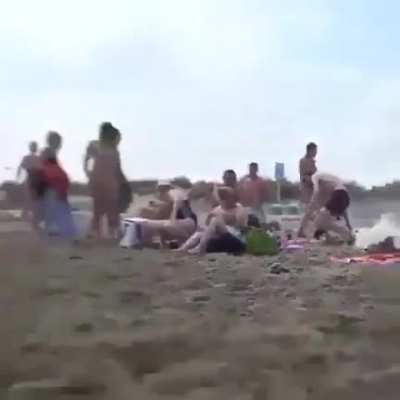 Utah beach seems different