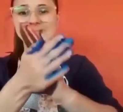 Blue and red makes purple