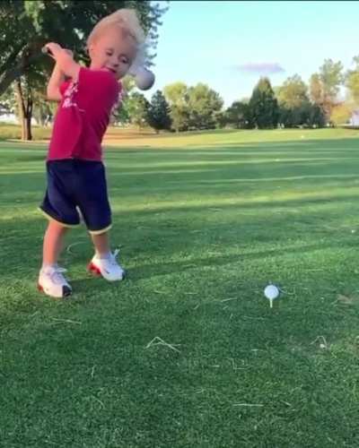 He swing and he&hellip;he&hellip;
