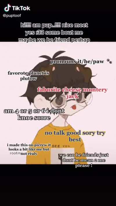 am 4 or 5 or 6 dont knoe sorre
