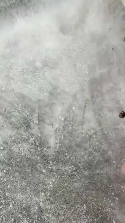 Mega ice block break