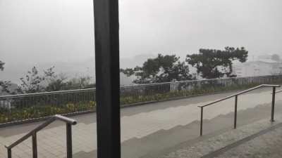 Raining in Baguio City