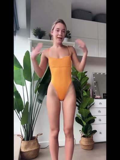 Olivia&rsquo;s the one in a one piece.