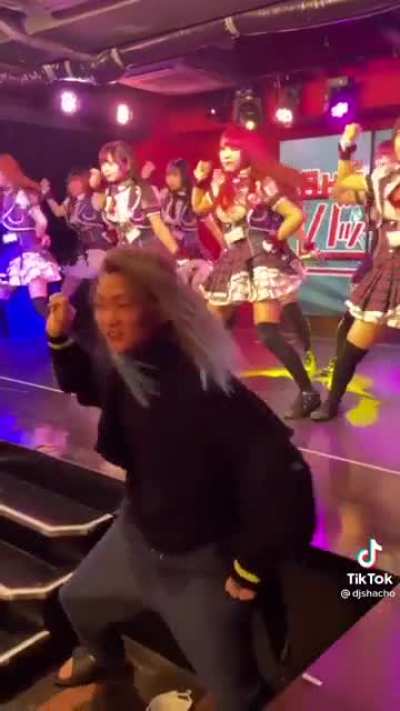 Chad at a Japanese maid cafe