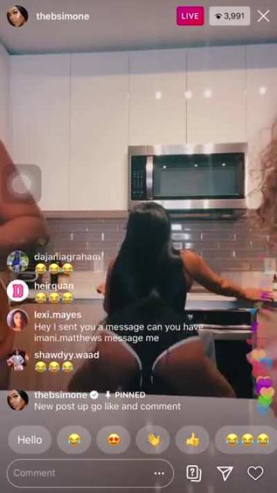 Y&rsquo;all need to start fucking with her lives n screen recording em🎯