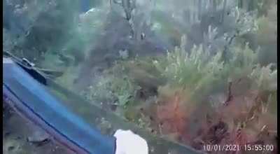 Hunter in Italy gets attacked by a charging Wild Boar
