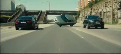 Why did Nolan removed this angle of the inverted car scene?