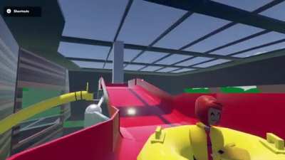 I was playing recroom and found this guy screaming