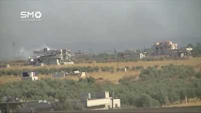 Southern Front forces using a captured ZSU-23-4 "Shilka" to target Syrian Army positions - 2015