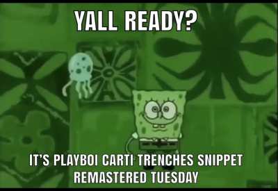 😴😴😴...🥱ahhh. What I wonder what day it is..... oh shit, I almost forgot, it&rsquo;s TRENCHES TUESDAY