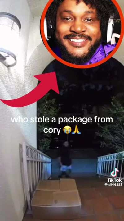 Who stole a package from cory 😭🙏