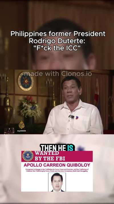 Rodrigo Duterte: "F*ck the ICC"