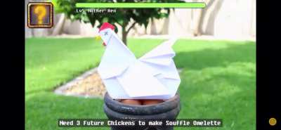 chicken origami go brrrrr