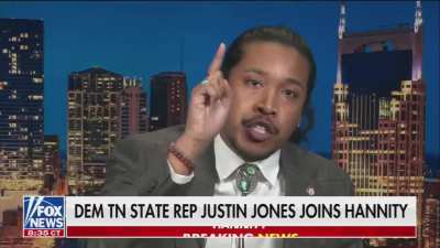 Jones to Hannity: Shame on you. Your children will be ashamed of where you stand. I’m going to pray for you. Tell Trump to put down the pardon pen and pick up a mirror if he wants to go after criminals.