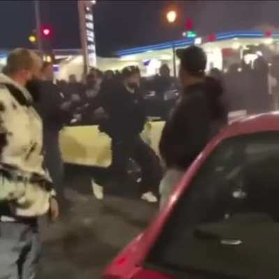 Drifting crash leads to fight which leads to shots fired