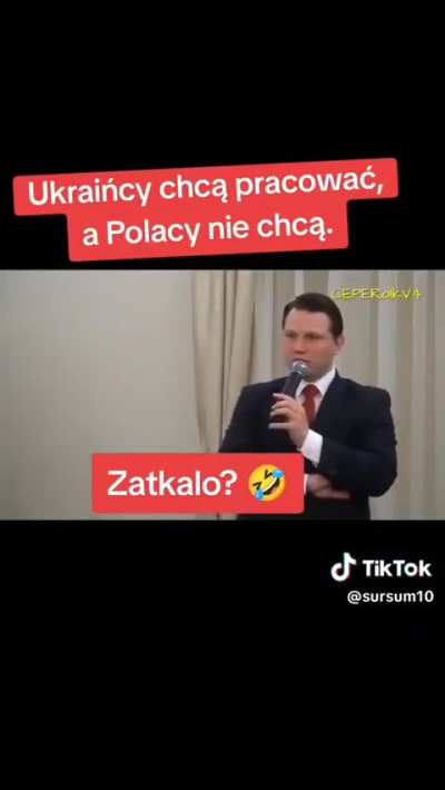 Mentzen: "Ukraińcy chcą pracować, a Polacy nie chcą"