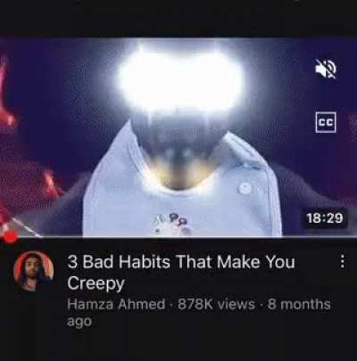 3 bad habuuts that make you: Creep