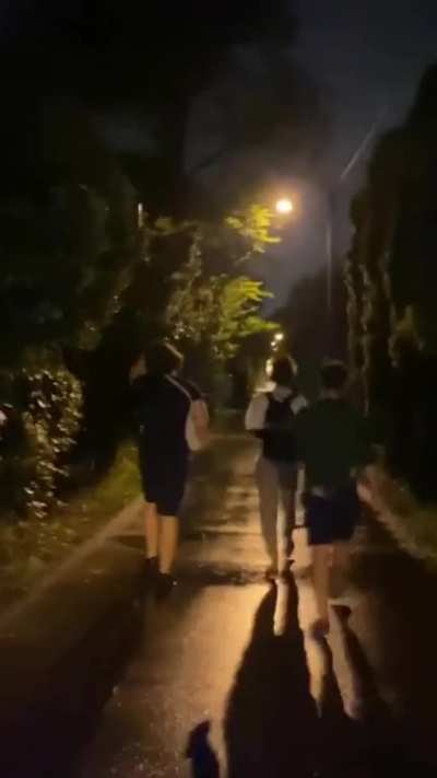Me and my friends coming back from party listening to Slipknot