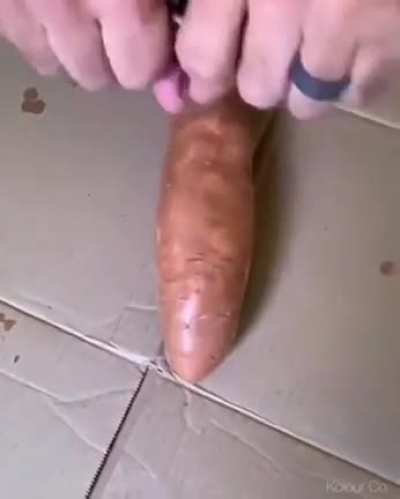 Charmx should try this with a zucchini.