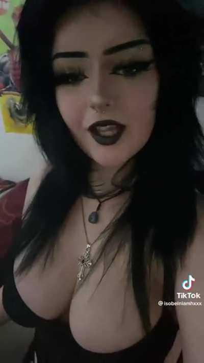 Big boobs emo girl