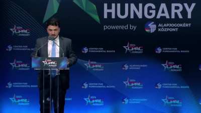 Excelente discurso de Agustín Romo en Hungría.