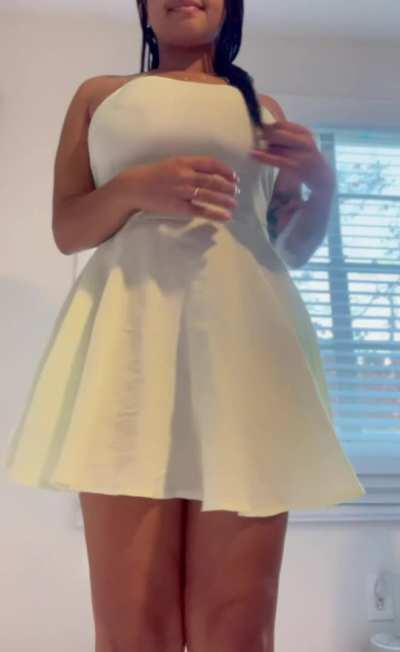 What&rsquo;s better than a girl in a little dress? Why, a girl out of it!