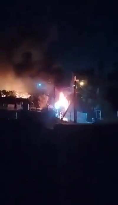 Hundreds of Israeli settlers are currently attacking the Palestinian village of Jit, in the occupied West Bank. Settlers have set fire to Palestinian homes while the IOF do not intervene. One Palestinian has been killed so far.