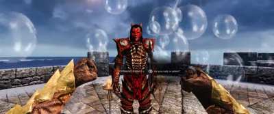Everybody gangsta until the mage start wrestling Dremora with bare hands