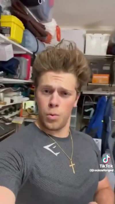 Guys discover sexy hair trick