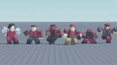 I made some tc2 classes do tds dances (couldn't do all of them cus they wouldn't play an animation)