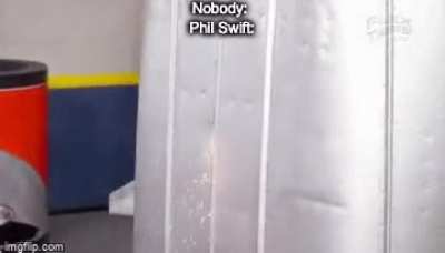 "I'm going to saw this boat in half!"