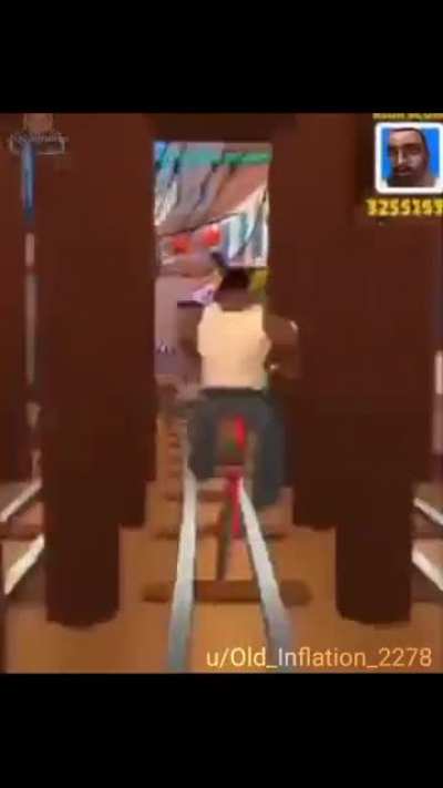 Cj plays subway surfers