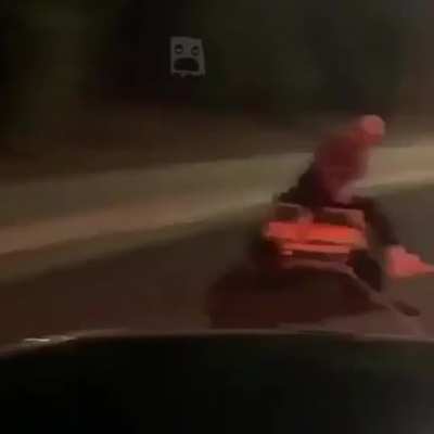Lucky idiot