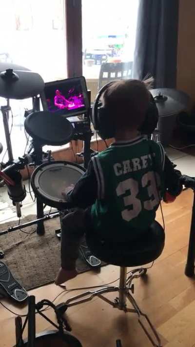 My 3yo is Danny Carey&rsquo;s biggest fan