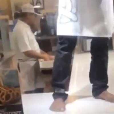 He don't even have a pedicure