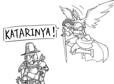 I think Celestine calling Greyfax "Katarinya" is very cute
