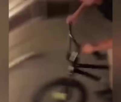 HMFT after I try to bike down stairs