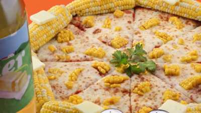 I got the video of the Corn Cob Pizza from Little Caesar’s