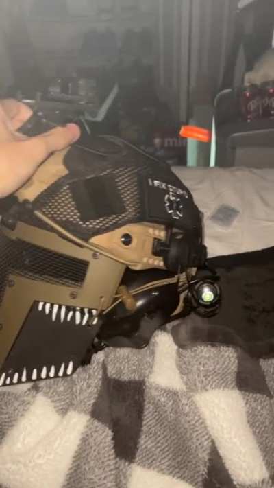 Y&rsquo;all like my helmet set up?